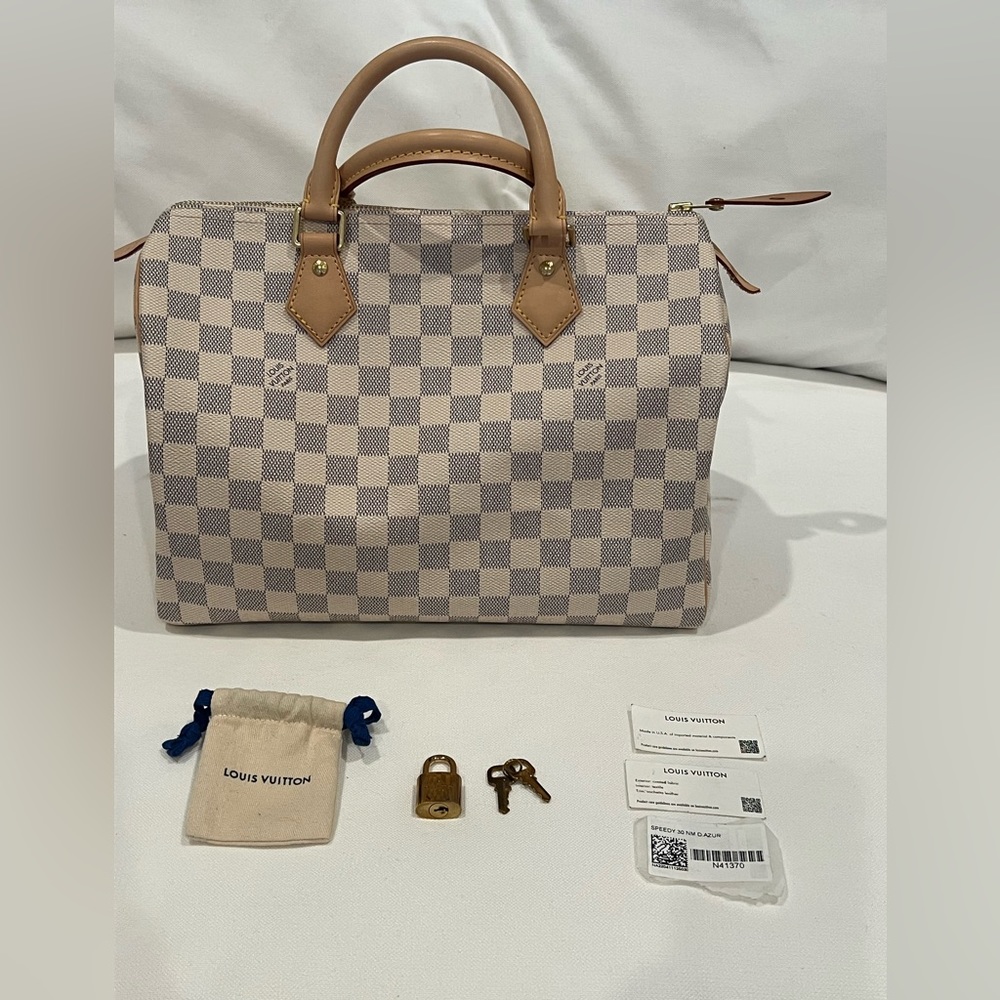 Louis Vuitton speedy 30 Damier Azur